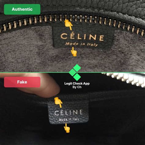 celine box fake vs real|real Celine bag identification.